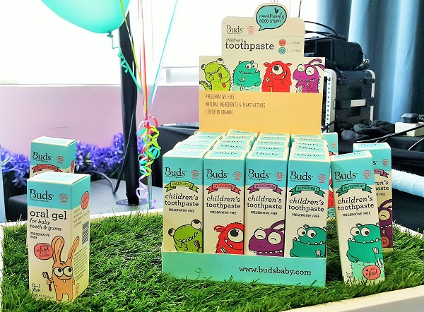 Buds Oralcare Organics  Launch ( Actual Size)
