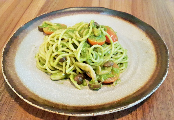 Shimeji Mushrooms Pesto Spaghetti RM15.90