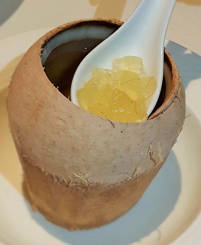Double Boiled Bird’s Nest and Aloe Vera in Coconut