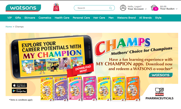 CHAMPS MyCHAMPION